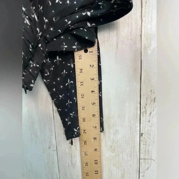 Redemption 100% silk blouse size12 black/special occasion - Picture 6 of 12